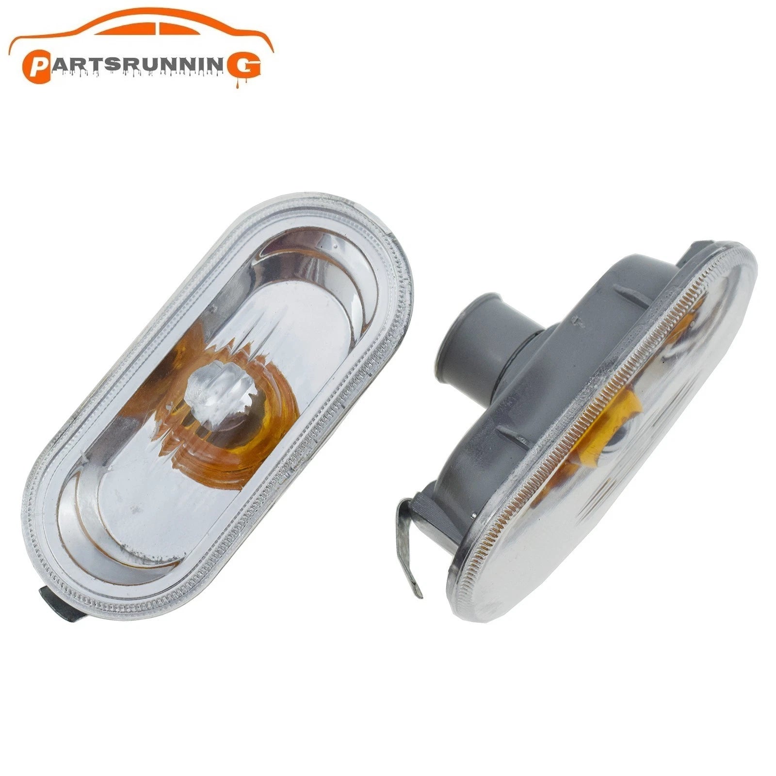 7H0949117 Pair LED Side Marker Turn Signal Lights for VW Amarok 2012-2017 6B93BC-57