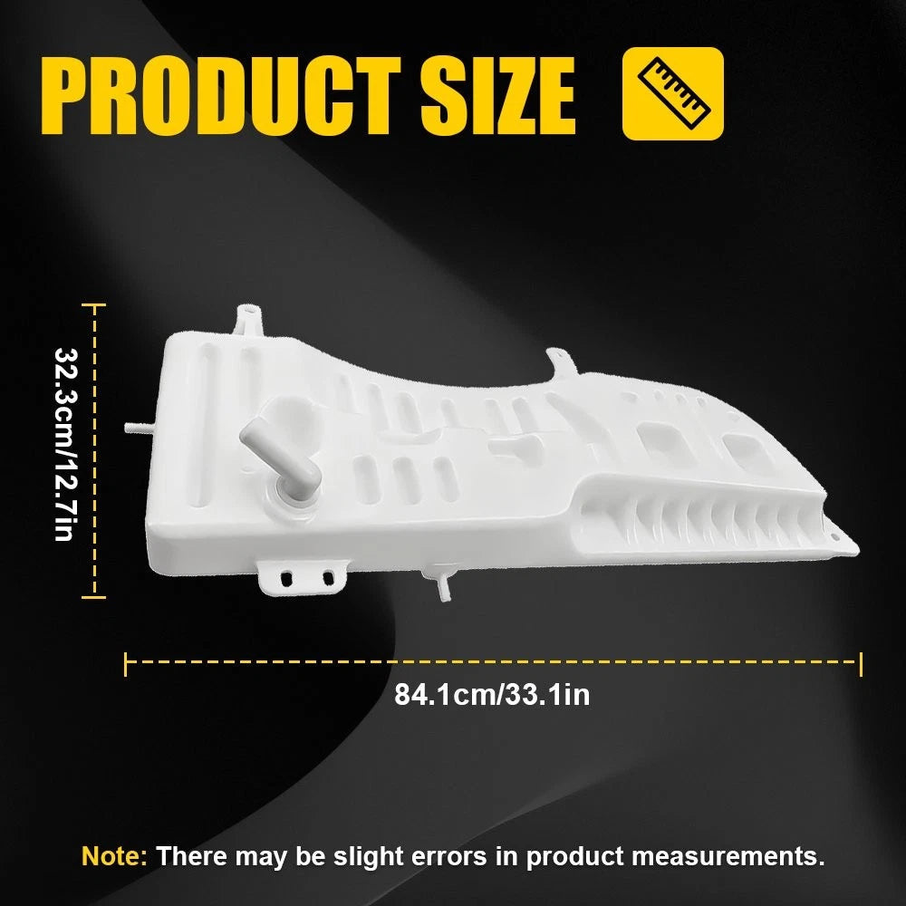 Recovery Overflow Coolant Tank White For 2000-05 Ford F650 F750 F81Z-8A080-AA EA 6B93BC-57
