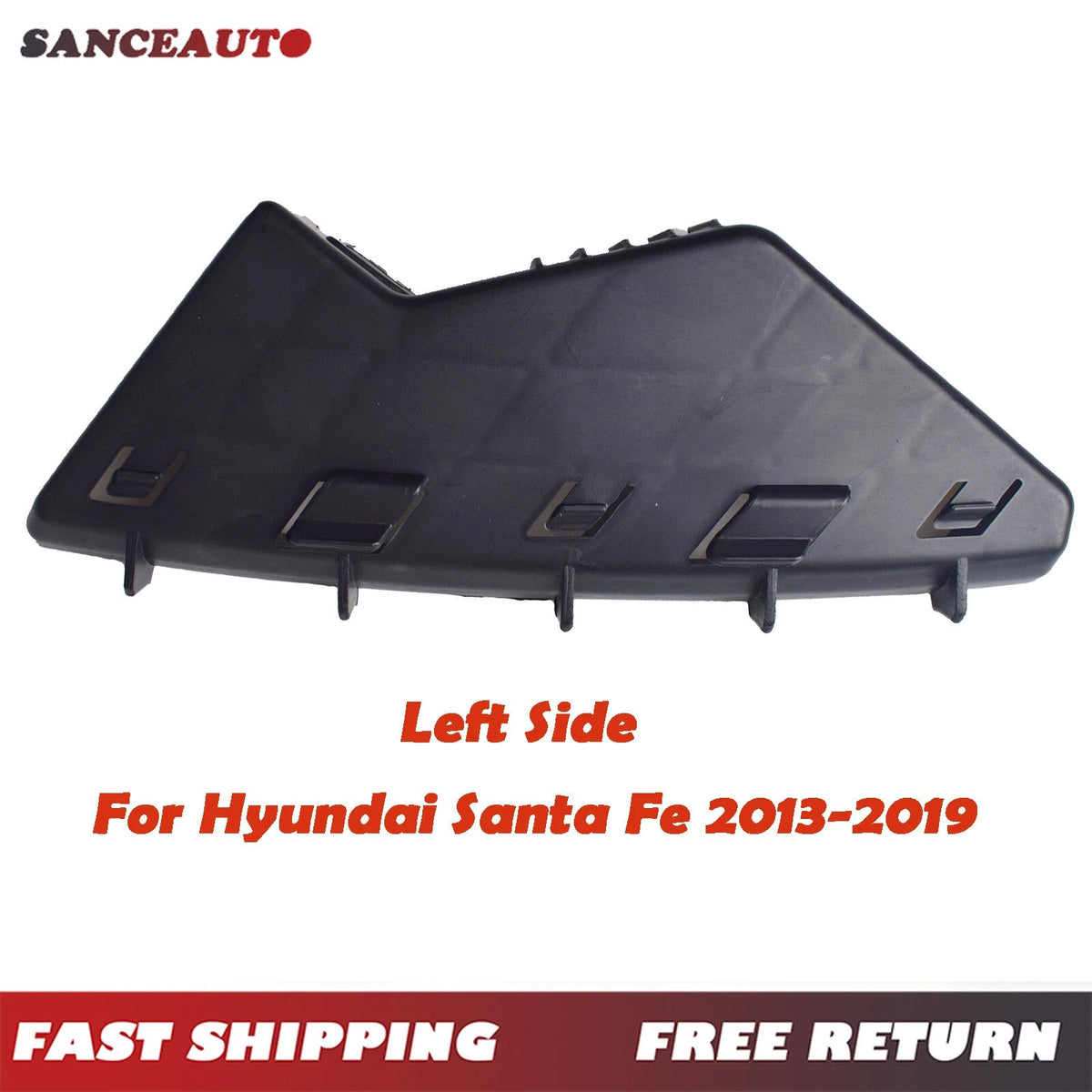 Front Bumper Bracket LEFT DRIVER for Hyundai Santa Fe 2013-2019 865512W000 6B93BC-57