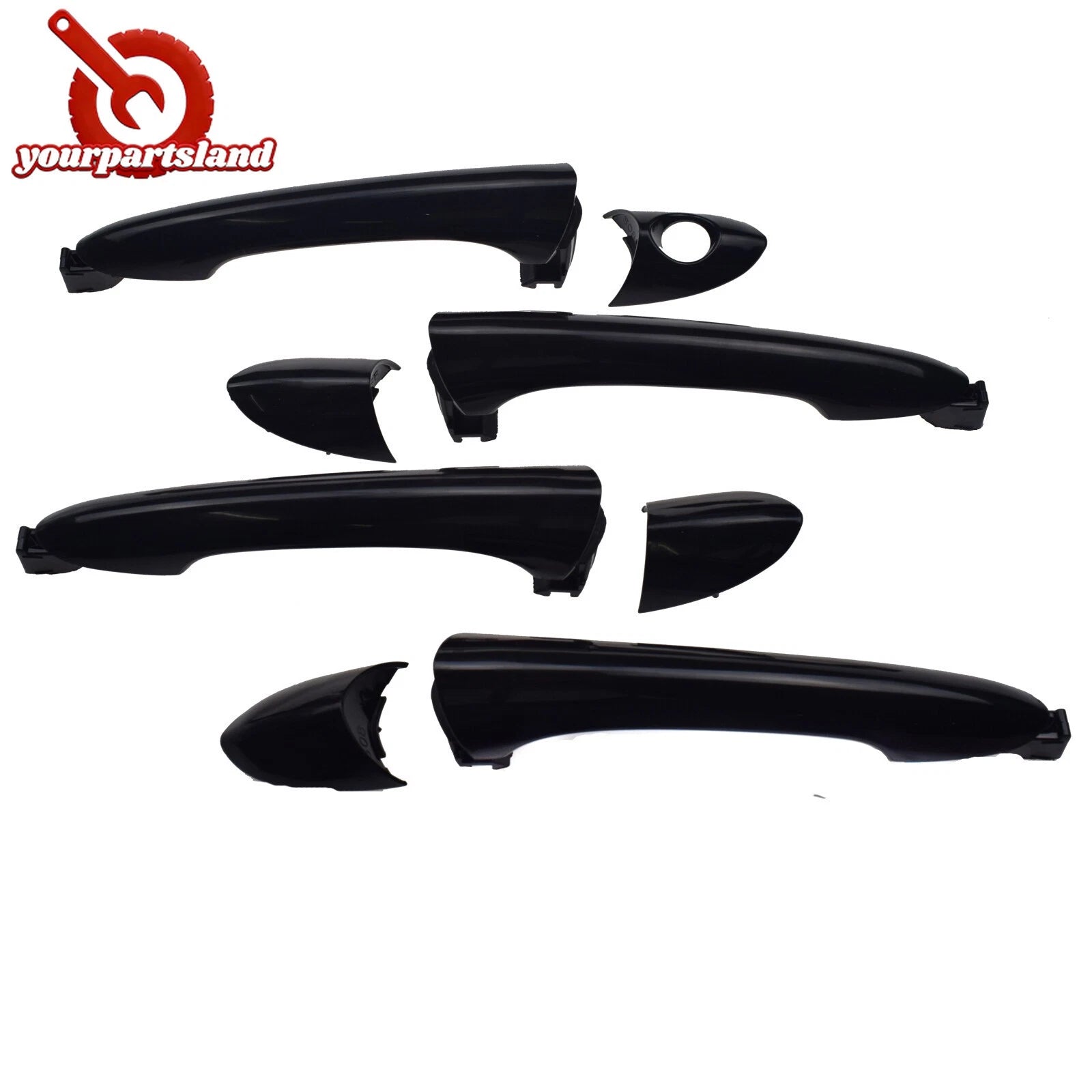 Front Rear LH/RH Exterior Door Handle for 2011-2015 Hyundai Sonata 2.0L 2.4L 6B93BC-57