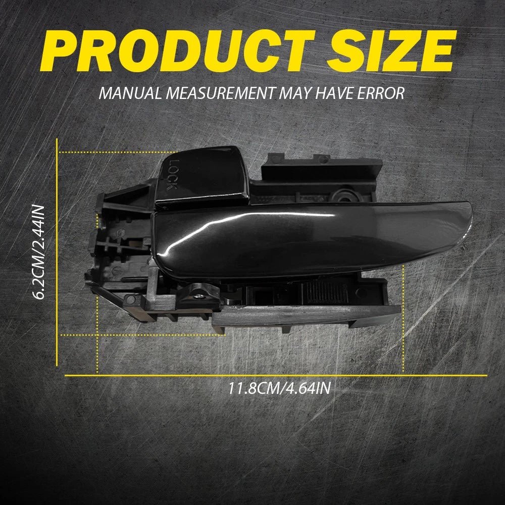 Front Black Interior Inside Door Handle Driver Left LH For 2001-2006 Elantra EOA 6B93BC-57