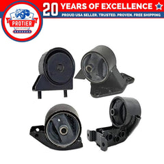 Fits 1997-1999 Hyundai Accent 1.5L SOHC MANUAL Motor & Trans Mount Set 4PCS : 6B93BC-57