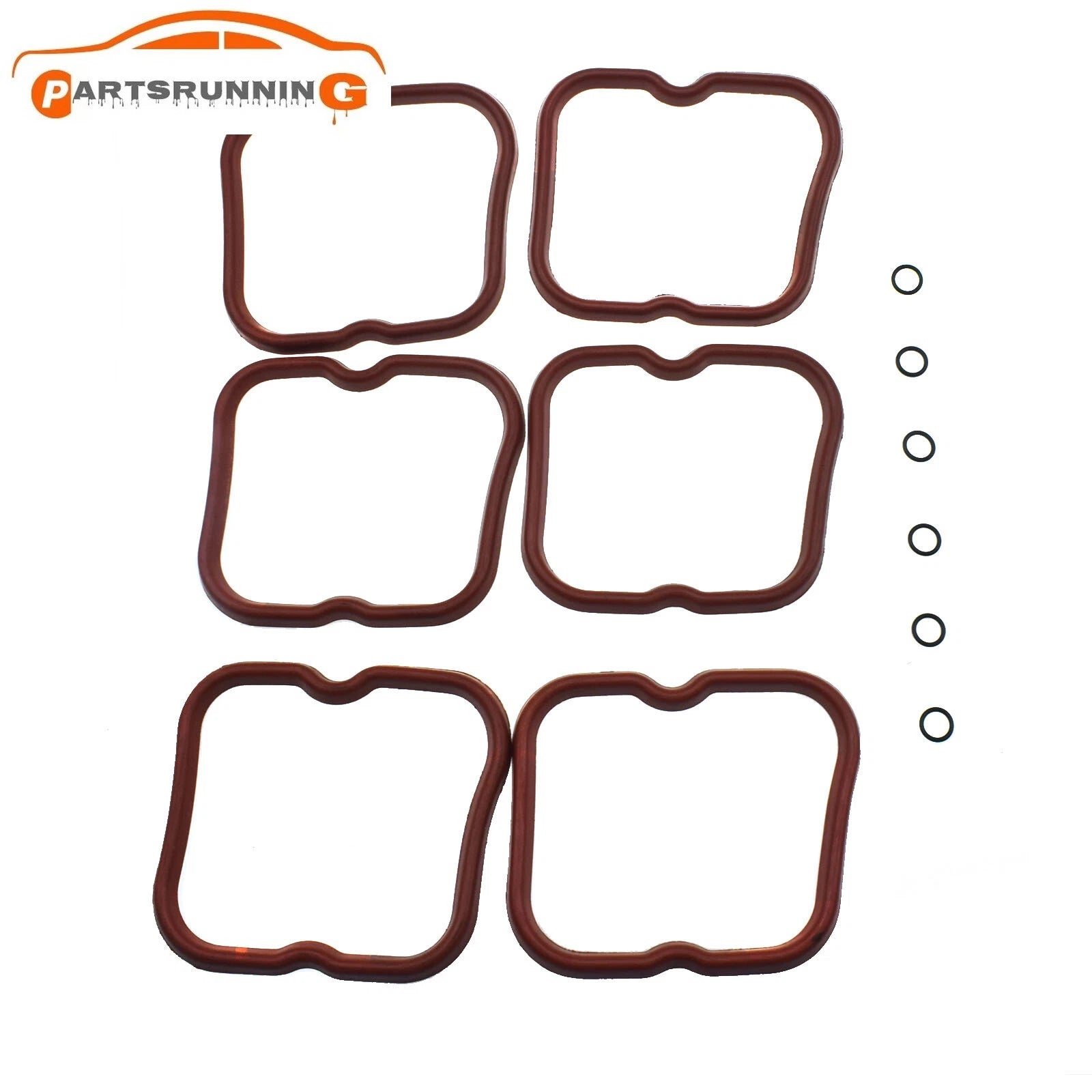 6 set Valve Cover Gasket For Dodge Cummins 12 V 5.9L 12V 6BT 5.9 3902666 3910824 6B93BC-57