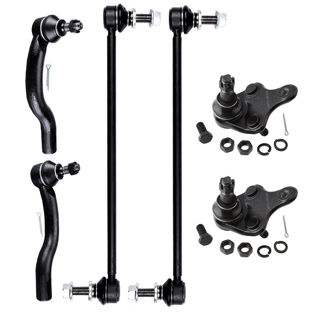 Front Struts Sway Bars Tie Rods Ball Joints For Scion tC 2011-2016 w/Coil Spring 6B93BC-57