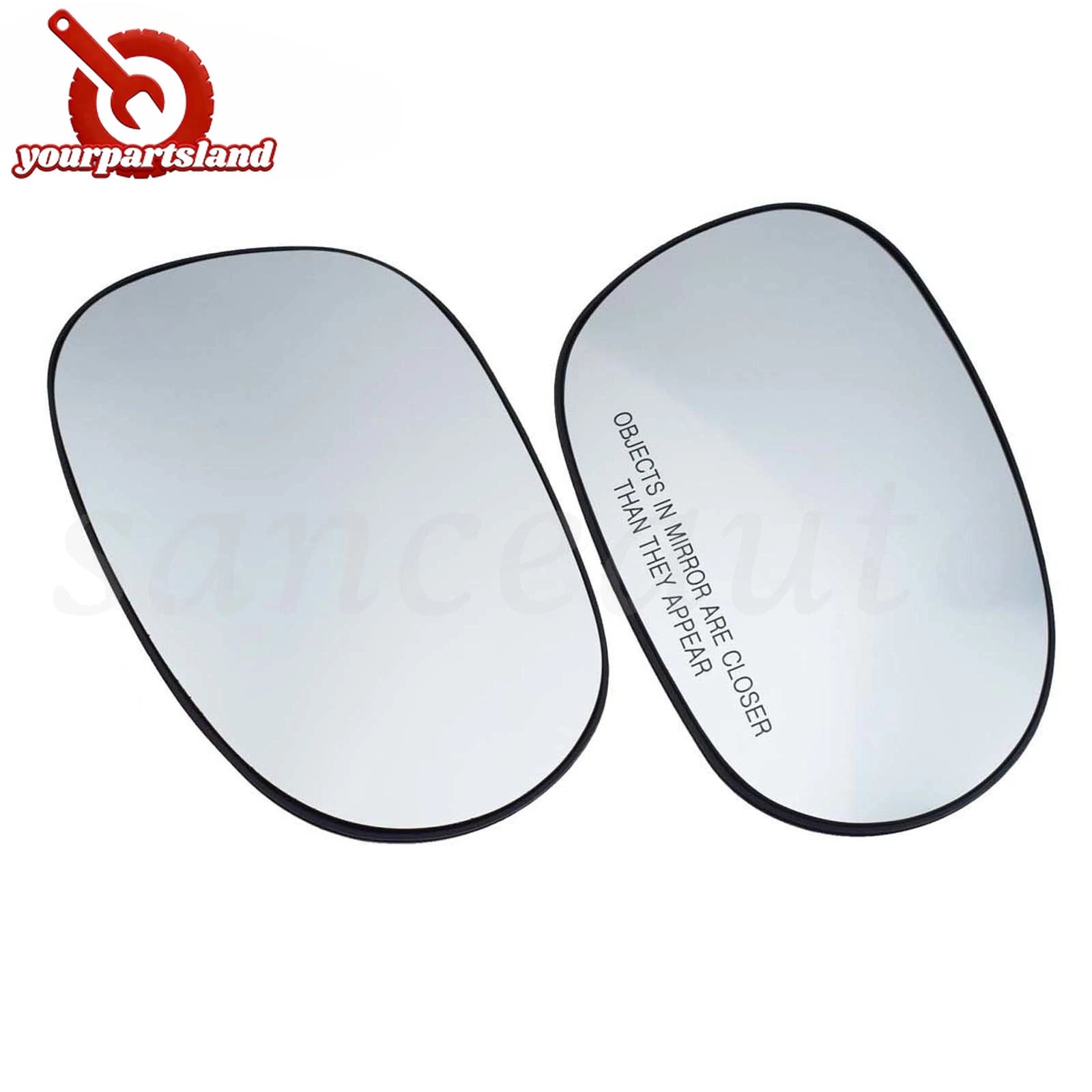 2PCS Pair Heated Mirror Glass Rearview Mirror Lens for Dodge Challenger 08-22 6B93BC-57
