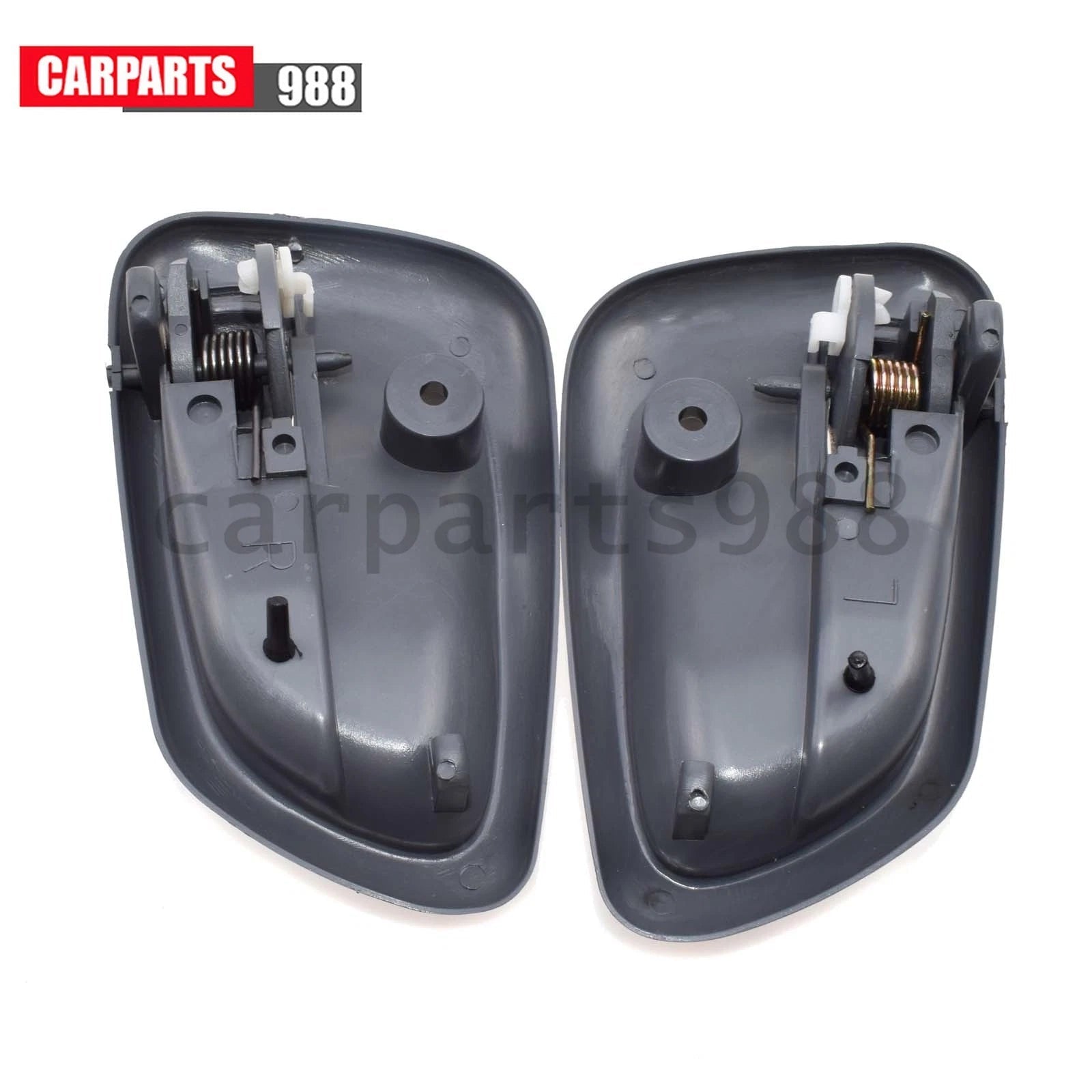 2Pcs Gray Interior Door Handle Left Right For Chevy Tracker 1999-2004 30024123 6B93BC-57