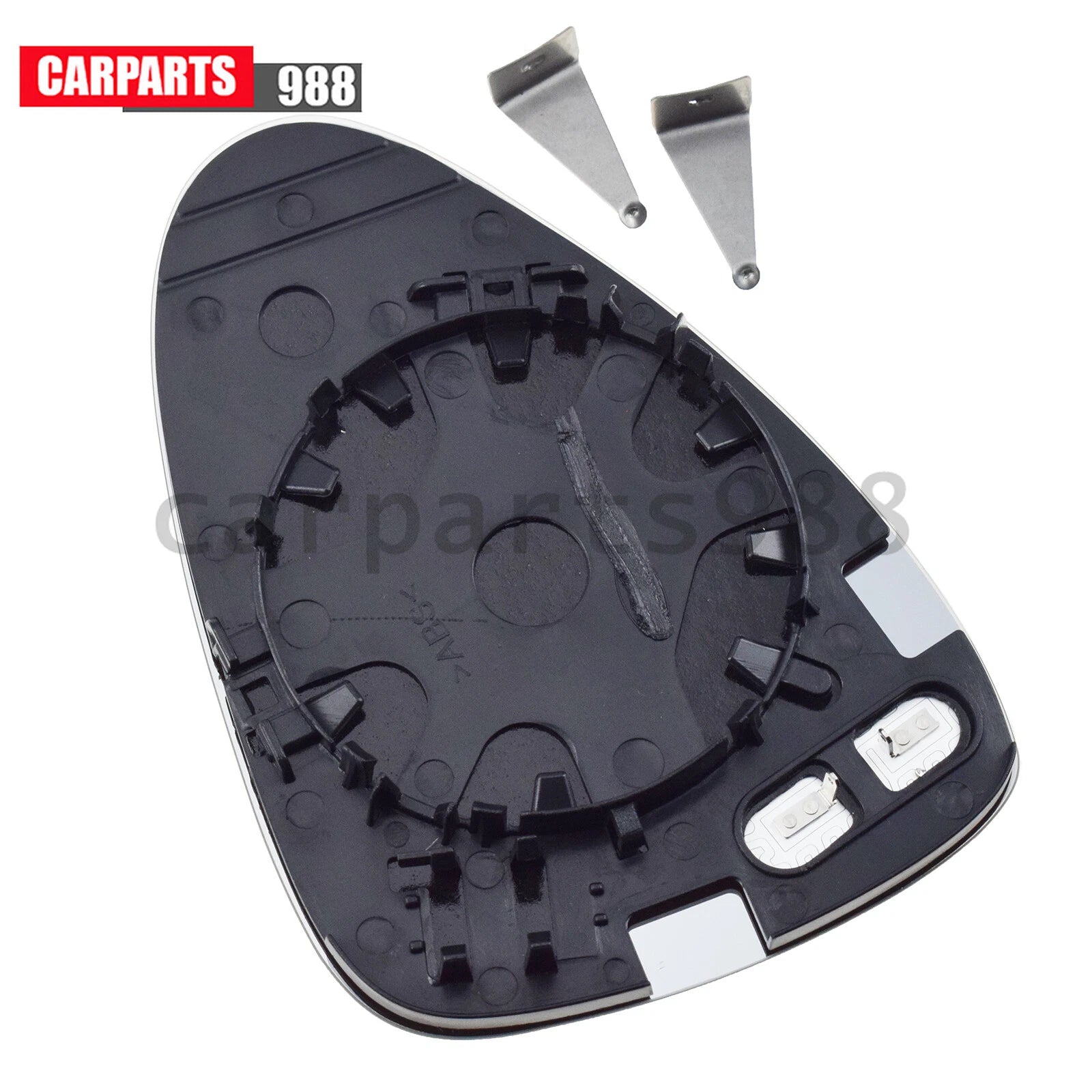 Right Heated Mirror Glass with Plate for Porsche Panamera 2010-2016 97073103809 6B93BC-57