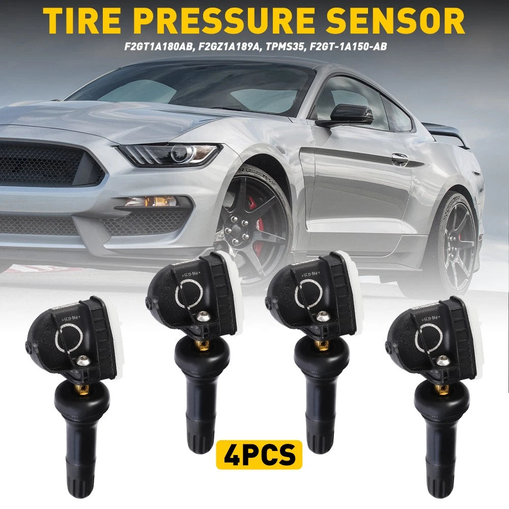 F2GZ-1A189-A 4 Tire Pressure for Sensors 15-21 Fordsport F-150 Mustang Edge 6B93BC-57