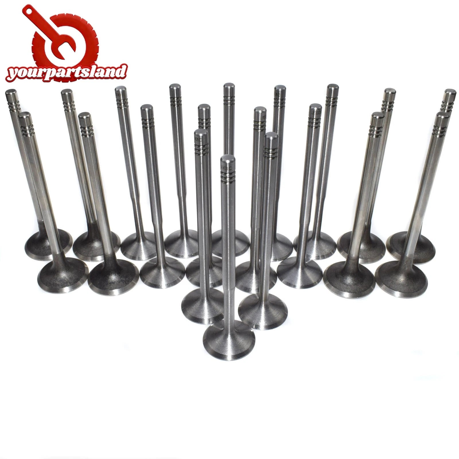 Set Intake Exhaust Valves 20pcs For VW Jetta AUDI A4 SEAT SKODA 1.8 Turbo DOHC 6B93BC-57