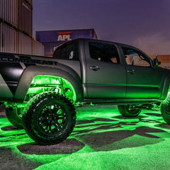 10X Green LED Rock Lights Underbody Light For Jeep Offroad Truck UTV ATV Boat EO 6B93BC-57