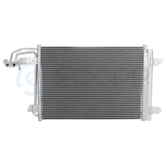 Electric AC Condenser Cooling Fan Kit For 2006-2010 2011-2014 Volkswagen Jetta 6B93BC-57