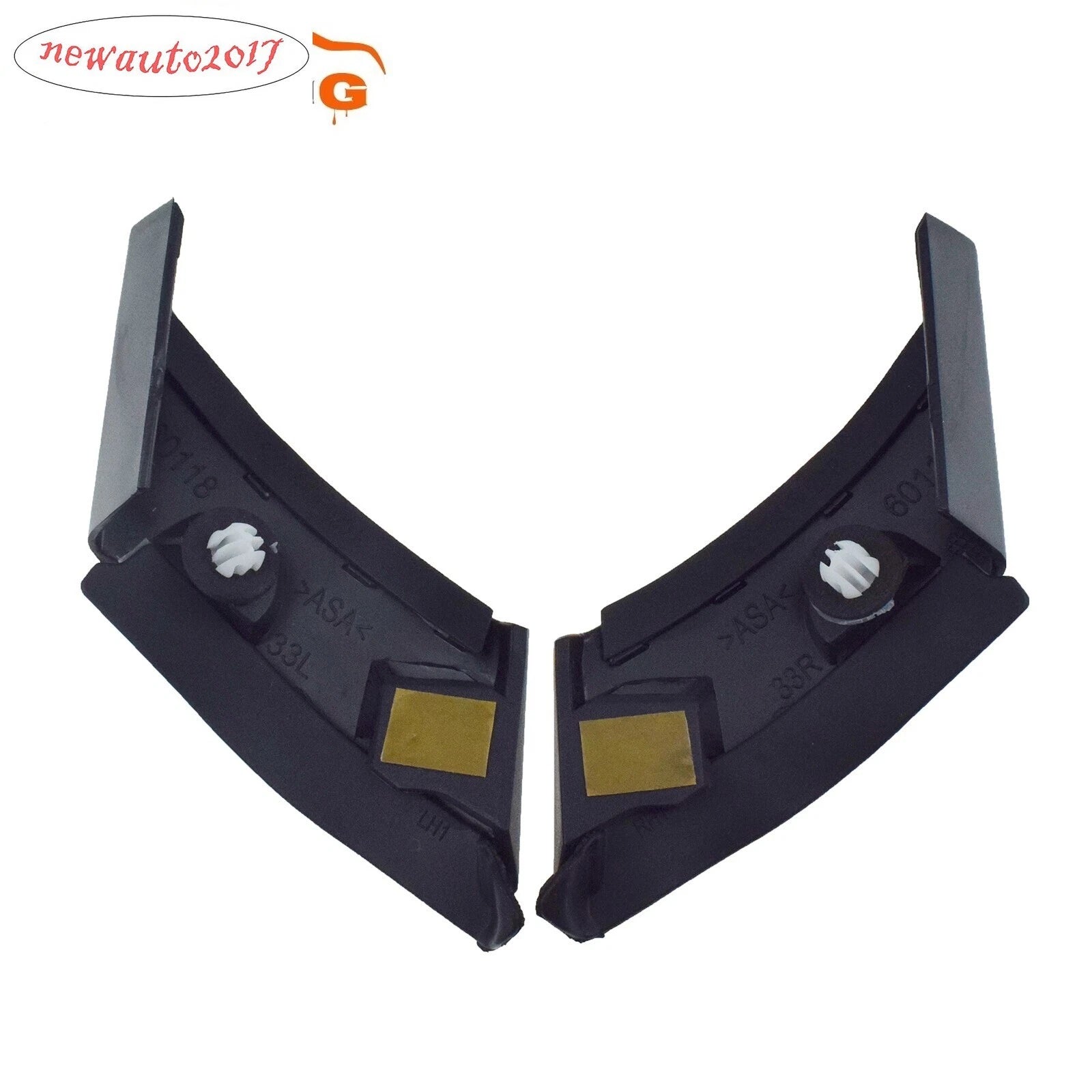 Pair A-pillar Trim Panel Cover For 2019-2023 Toyota RAV4 60117-0R050,60117-0R070 6B93BC-57