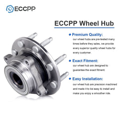 2 Front Wheel Hub Bearings Assembly For 2001-2006 Chevrolet Silverado 2500HD 4WD 6B93BC-57