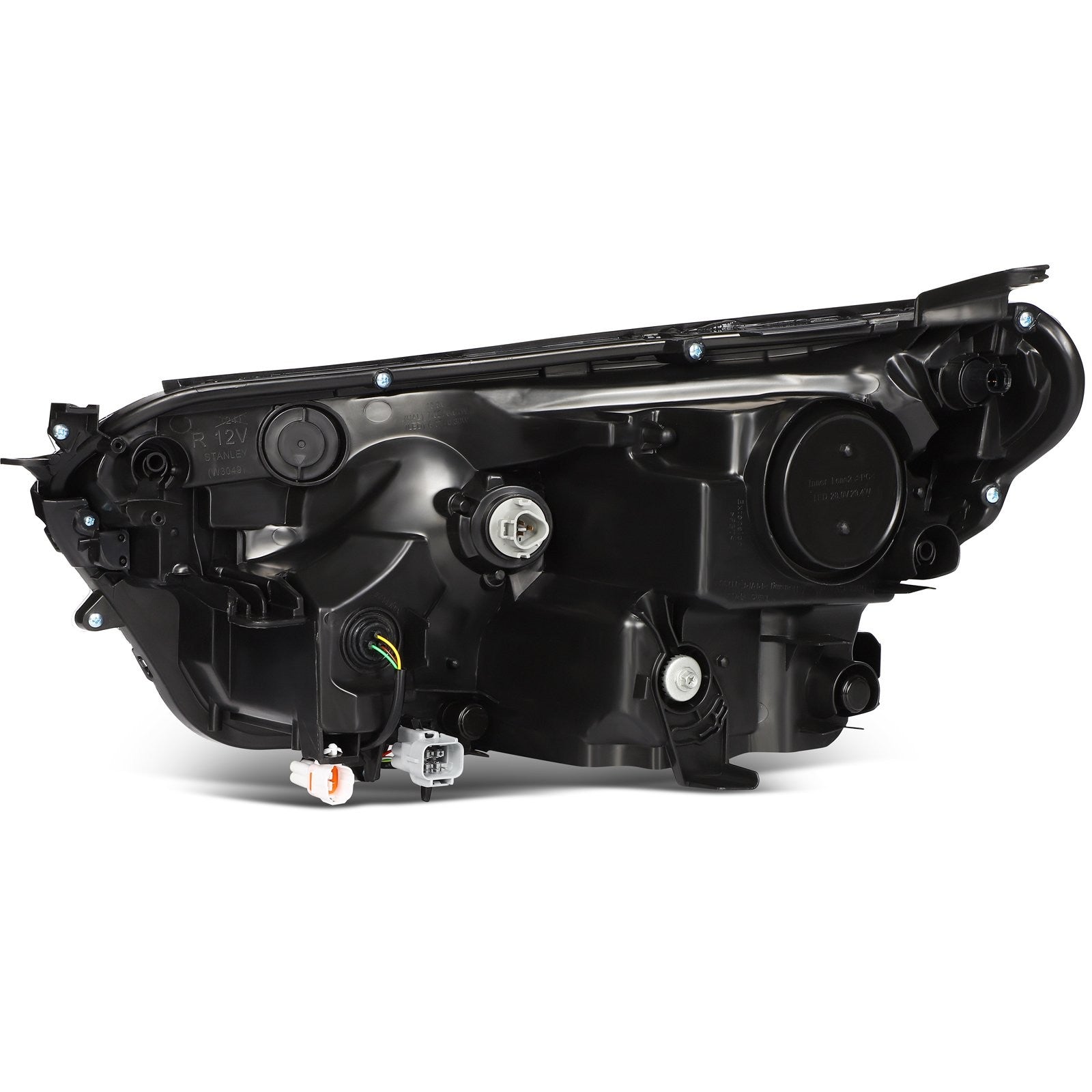 For 2018 2017 2016 Toyota RAV4 w/LED DRL Black Housing Headlights Assembly L+R 6B93BC-57