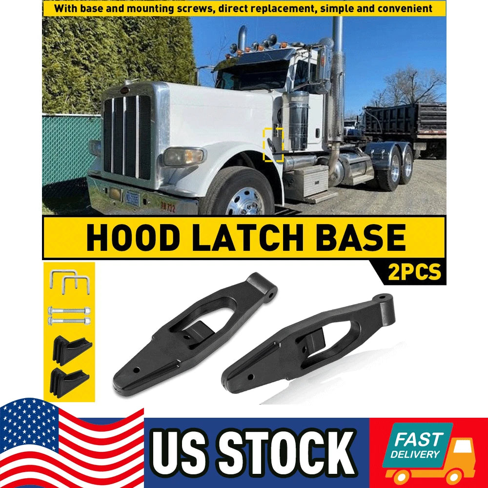 FOR Kenworth Peterbilt Hood Latch assembly kit ✔Ships L56-0001 ASAP 6B93BC-57