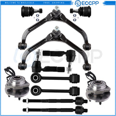 12x Front Tie Rod End Sway Bar End Wheel Bearning Hub For 2006-2007 Jeep Liberty