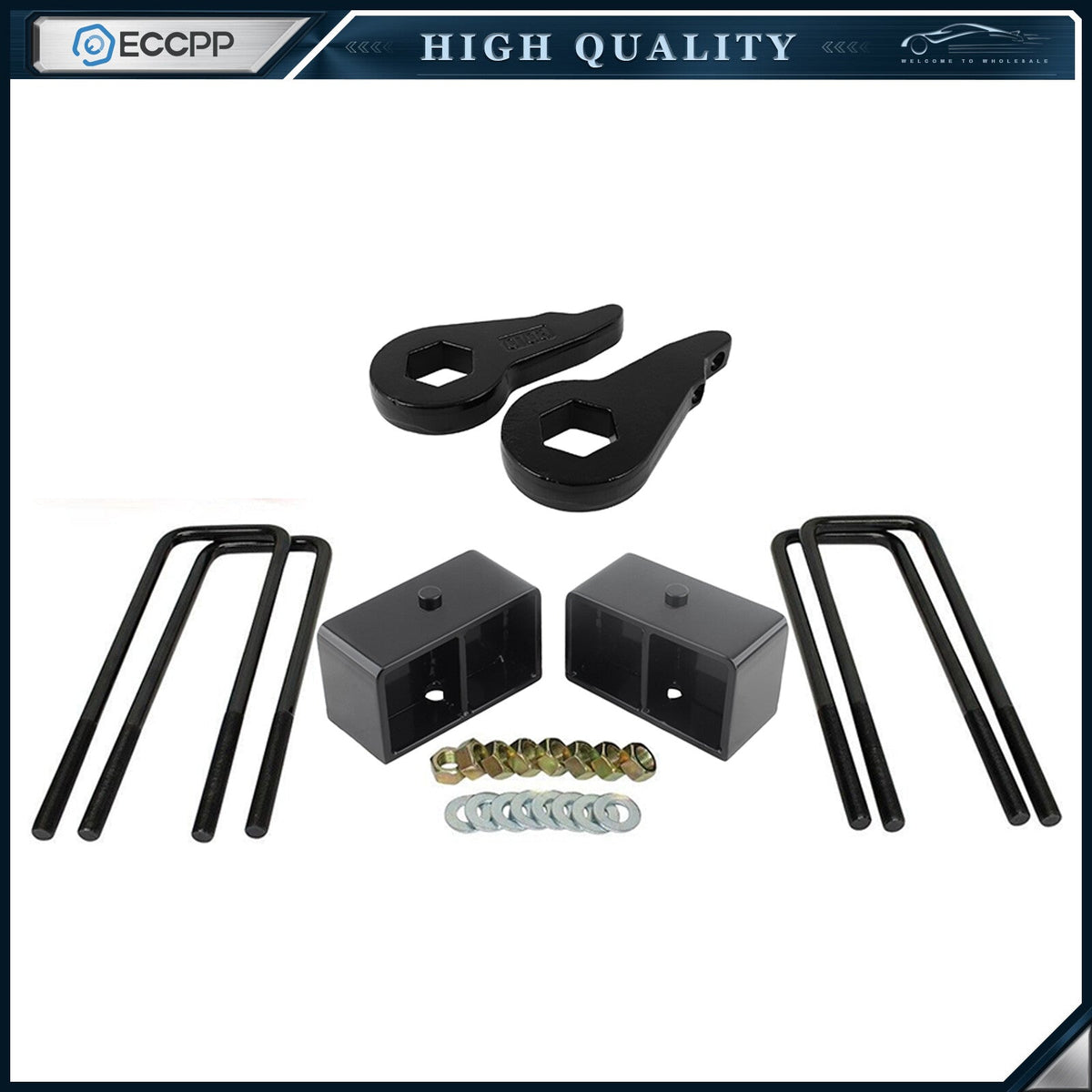 Leveling Lift Kit 3" Front 3" Rear For 1999-2006 Chevy Silverado Sierra 1500 4WD 6B93BC-57