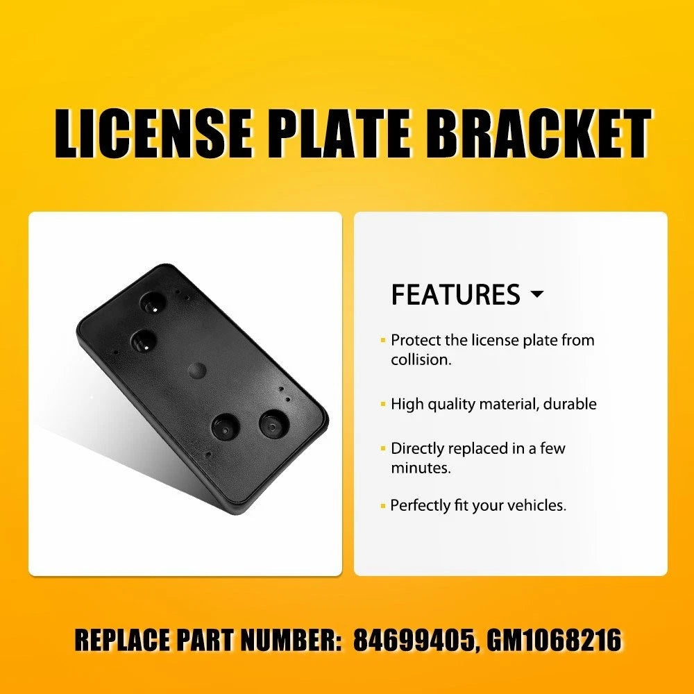 For 2021-2023 Chevrolet Suburban Tahoe Front License Plate Tag Bracket Holder EA 6B93BC-57