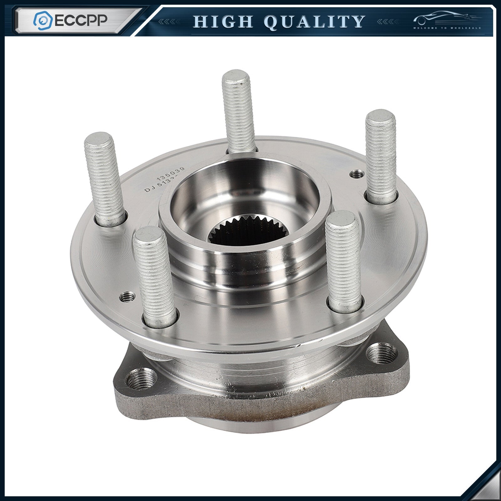 2 Pcs Wheel Hub Bearings Assembly Front For Kia Sedona L EX LX SX 3.3L 2015-2021 6B93BC-57