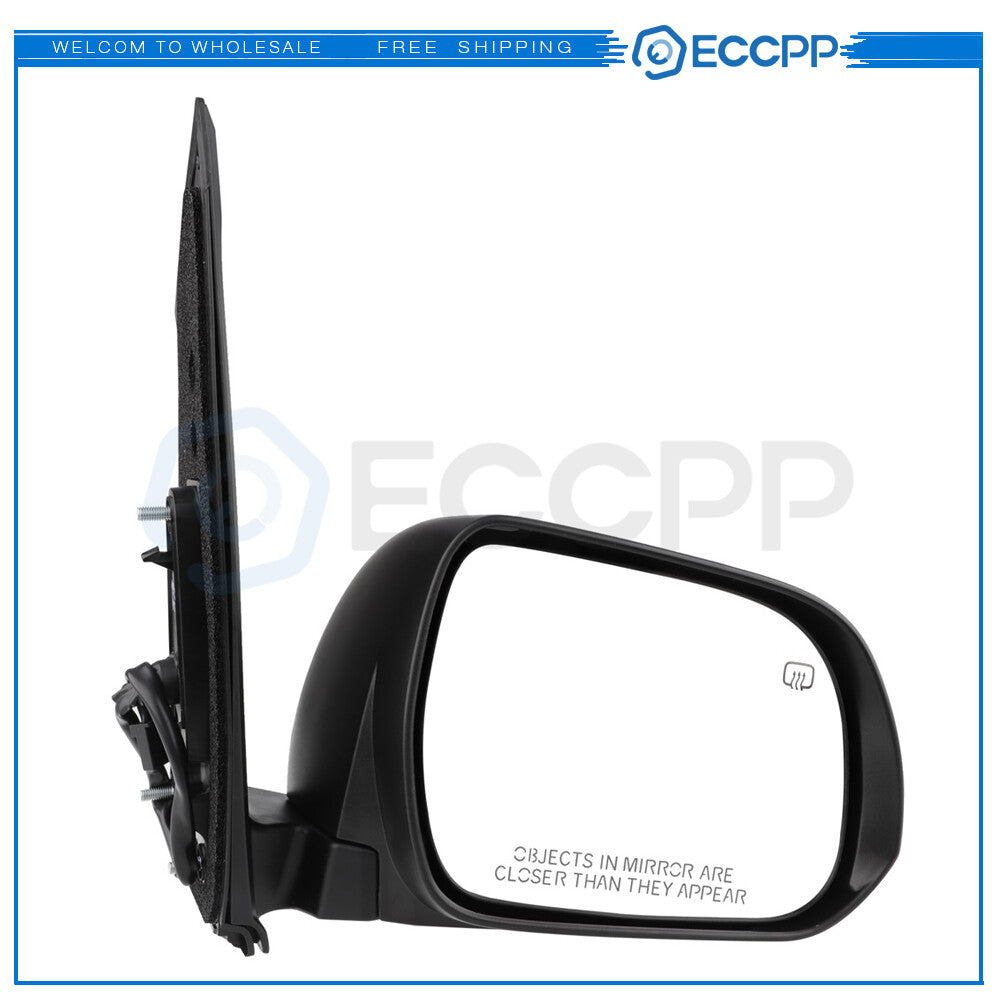 Mirror Power Heated Smooth Black For 2011-17 Toyota SIENNA Passenger Side KOEED