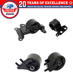 Motor & Trans Mount Set for Manual : 1990-1994 Mazda Protege 1.8L 2WD 4Pcs 6B93BC-57