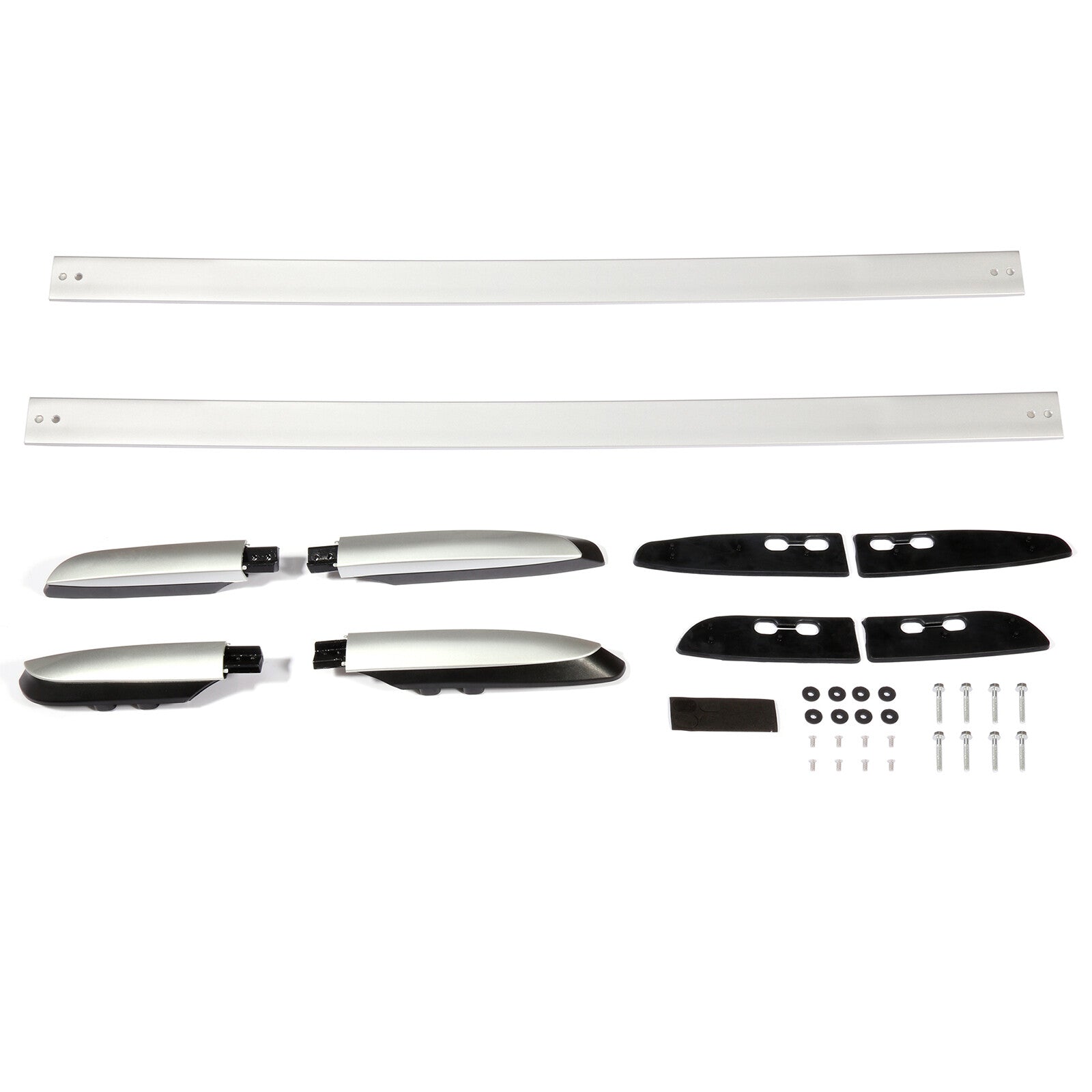 2Pcs Roof Rack Side Rails Cargo Carrier For 2015-2016 Toyota RAV4 4Dr Aluminum 6B93BC-57