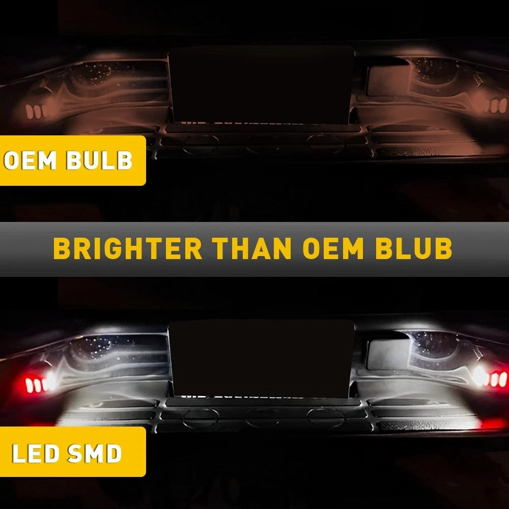 For 99-06 Chevy Tahoe GMC Suburban Yukon XL LED License Plate Light Lamp Bright 6B93BC-57
