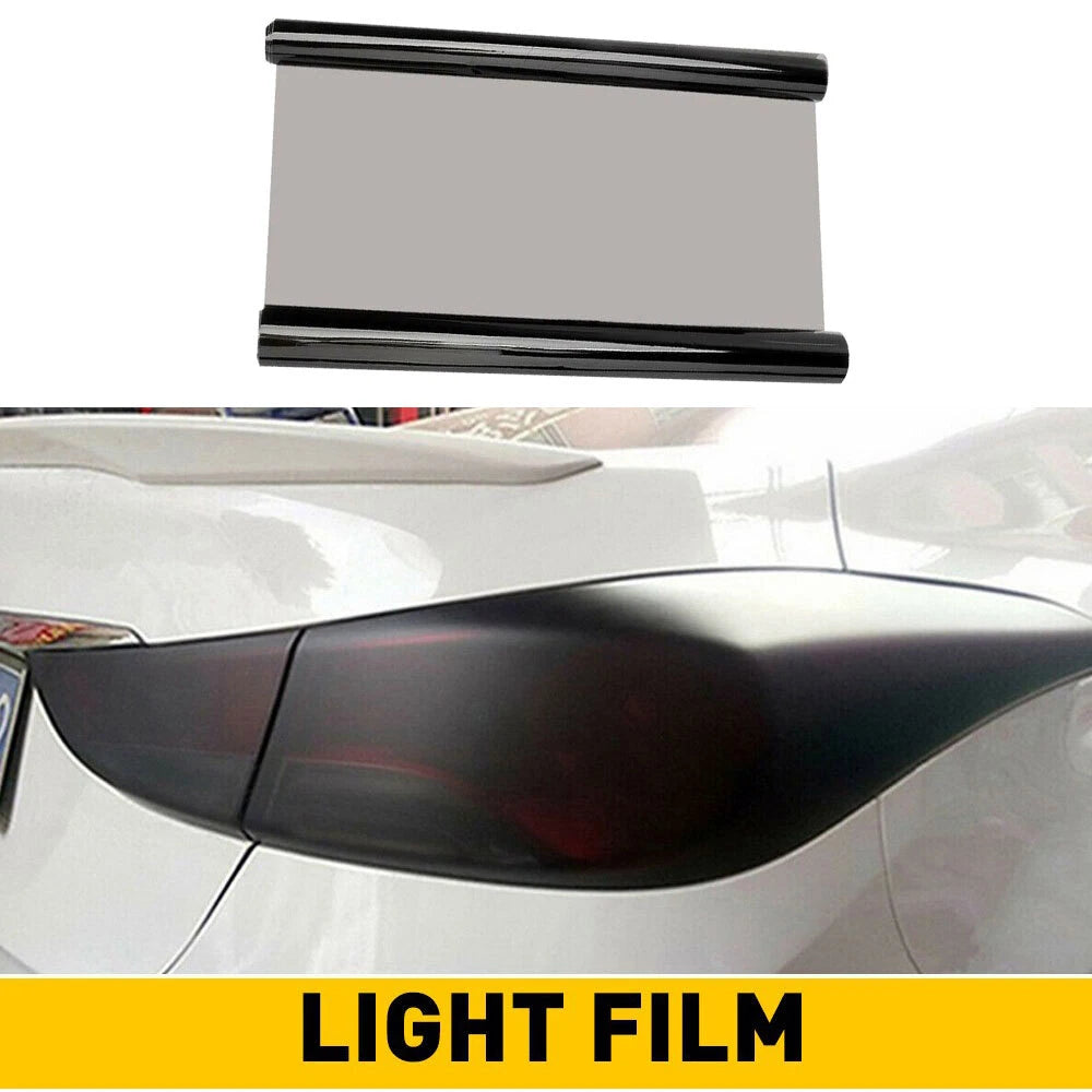 12" x 72" Car Taillight Headlight Vinyl Wrap Film Fog Tint Light Matte Black USA 6B93BC-57
