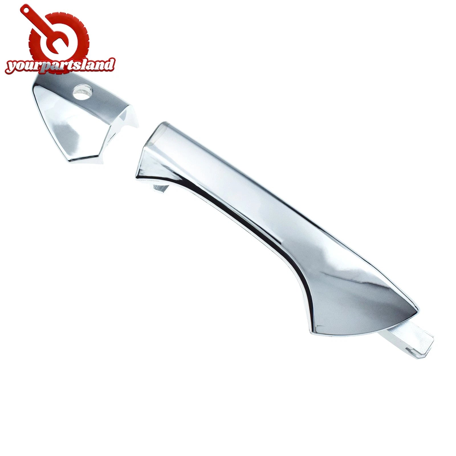 Front Left Exterior Door Handle For 2008-2012 Honda Accord Chrome Coupe Sedan 6B93BC-57