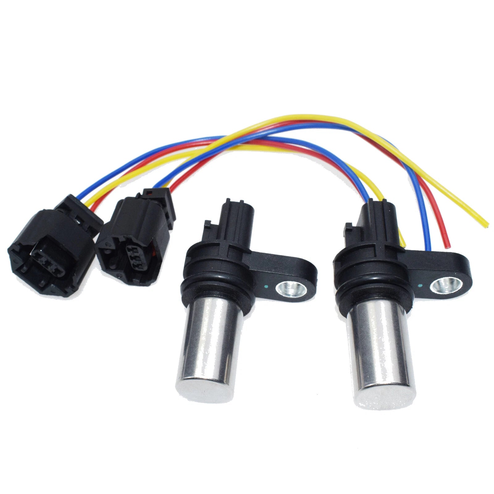 Crankshaft & Camshaft Position Sensor w/ Connectors For Nissan 2.5L 23731-6N21A 6B93BC-57