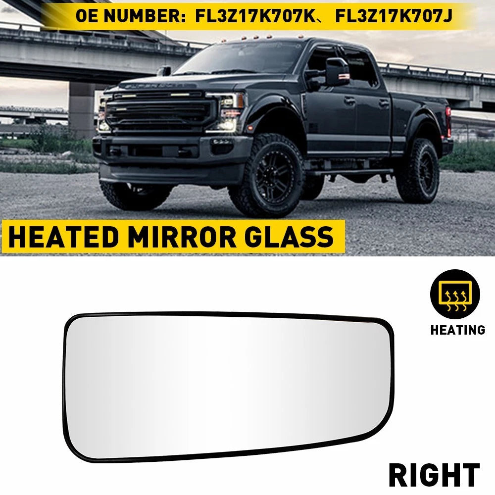 For 2015-22 F150 250 350 450 550 Tow Glass Mirror Lower Passenger Right RH Side 6B93BC-57