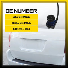 FOR 2011-20 DODGE GRAND CARAVAN REAR VIEW PARK ASSIST BACKUP CAMERA 04672639AA A 6B93BC-57