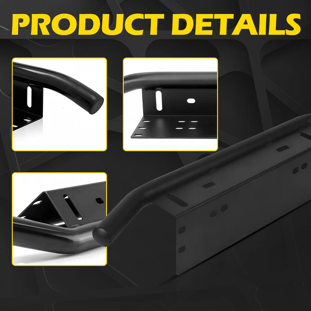 Bull Bar Style Front Bumper License Plate Mount Bracket Holder Off-Road Light EA 6B93BC-57