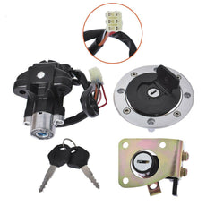 Ignition Switch Fuel Gas Cap Key Set for Suzuki SFV650 SV1000 SV650 DL650 DL1000 6B93BC-57