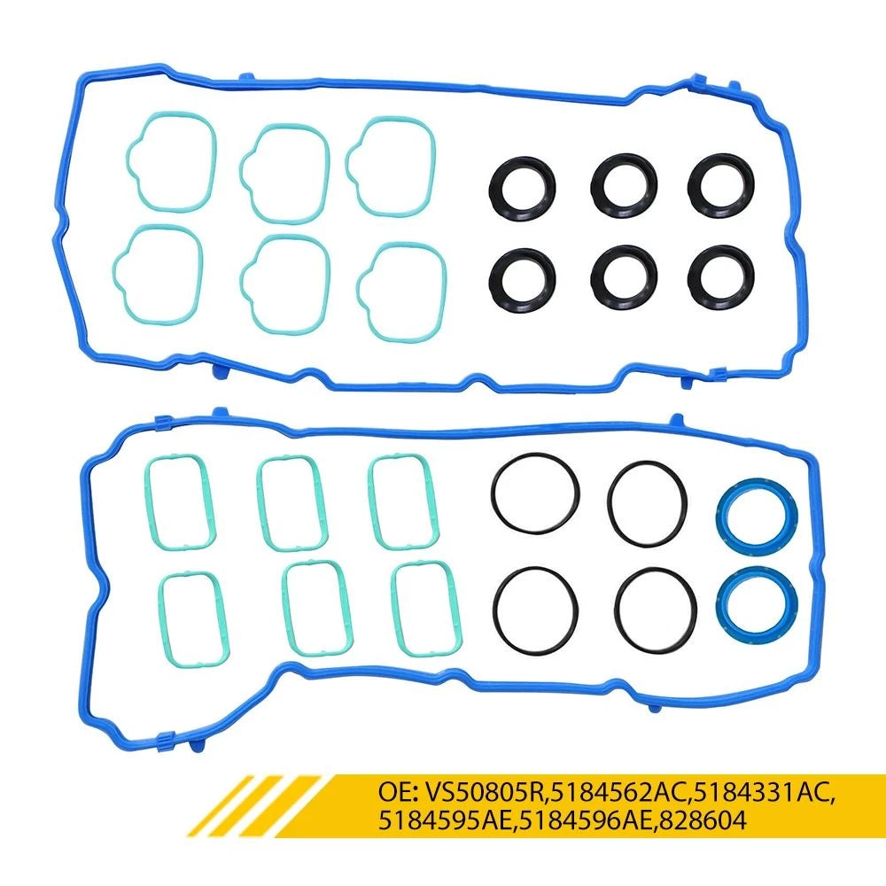 Engine Valve Cover Set for 2011-2016 CHRYSLER Gasket 300 DODGE JOURNEY CHARGER 6B93BC-57