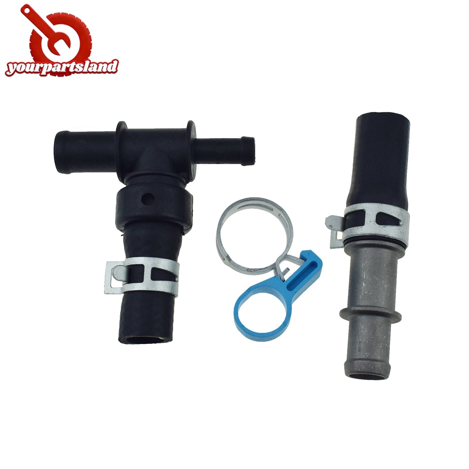 Heater Hose Outlet Pipe 2PCS for NISSAN FRONTIER 2.5L 4.0L 2005-2017 92410-EA000 6B93BC-57