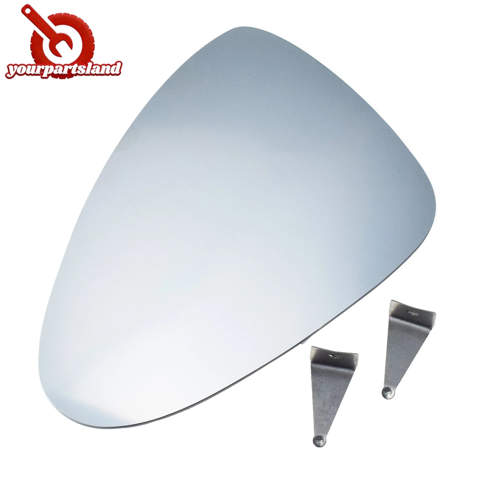 Left Heated Mirror Glass w/ Plate for Porsche Panamera 2010-2016 97073103505 6B93BC-57