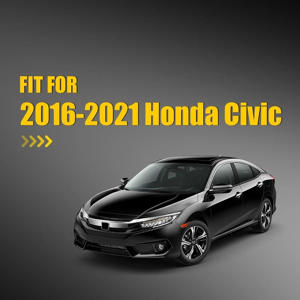 Left Driver Rearview Mirror Glass Heated For 2016-2021 Honda Civic 76253TBAA01 A 6B93BC-57