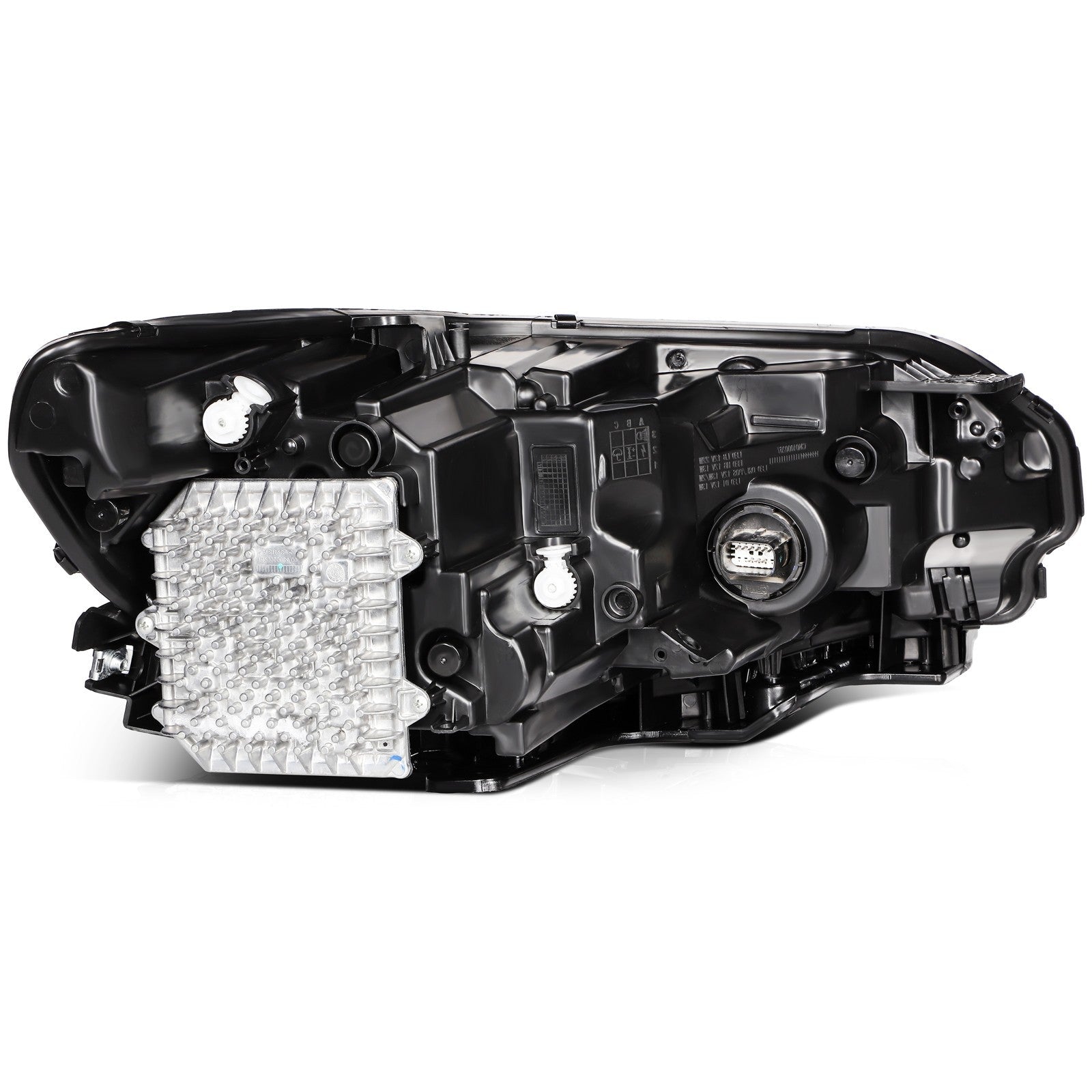 Headlight Assembly Driver Side For 2023-2019 Jeep Cherokee Black Housing 6B93BC-57