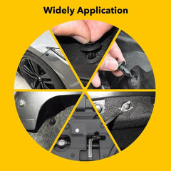 625 Pcs Auto Plastic Rivets Fastener Clips Car Push Pin for Fender Bumper Trim A 6B93BC-57