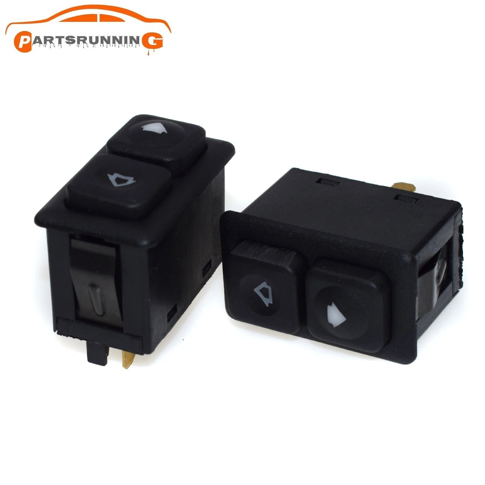 2 PCS Illuminated Power Window Switch 61311381205 For BMW E23 E24 E28 E30 6B93BC-57