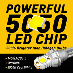 AUXITO LED Reverse Back Up Light Bulb 921 912 W16W 906 916 Super White 6500K EOA AUXITO