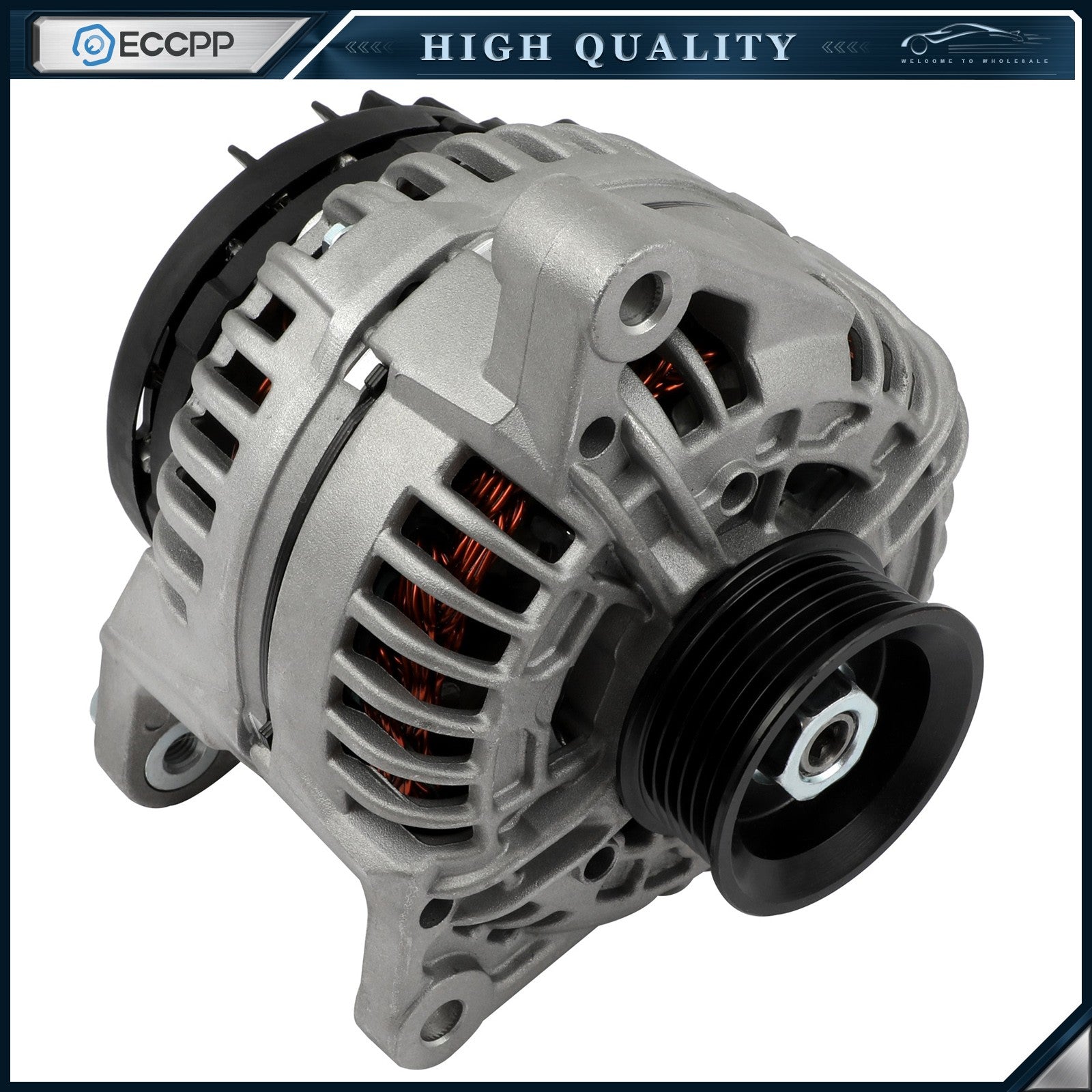 Alternator for 11065 Audi A4 3.0L 2976cc 2002 2003 2004 2005 078-903-016RX ECCPP 6B93BC-57
