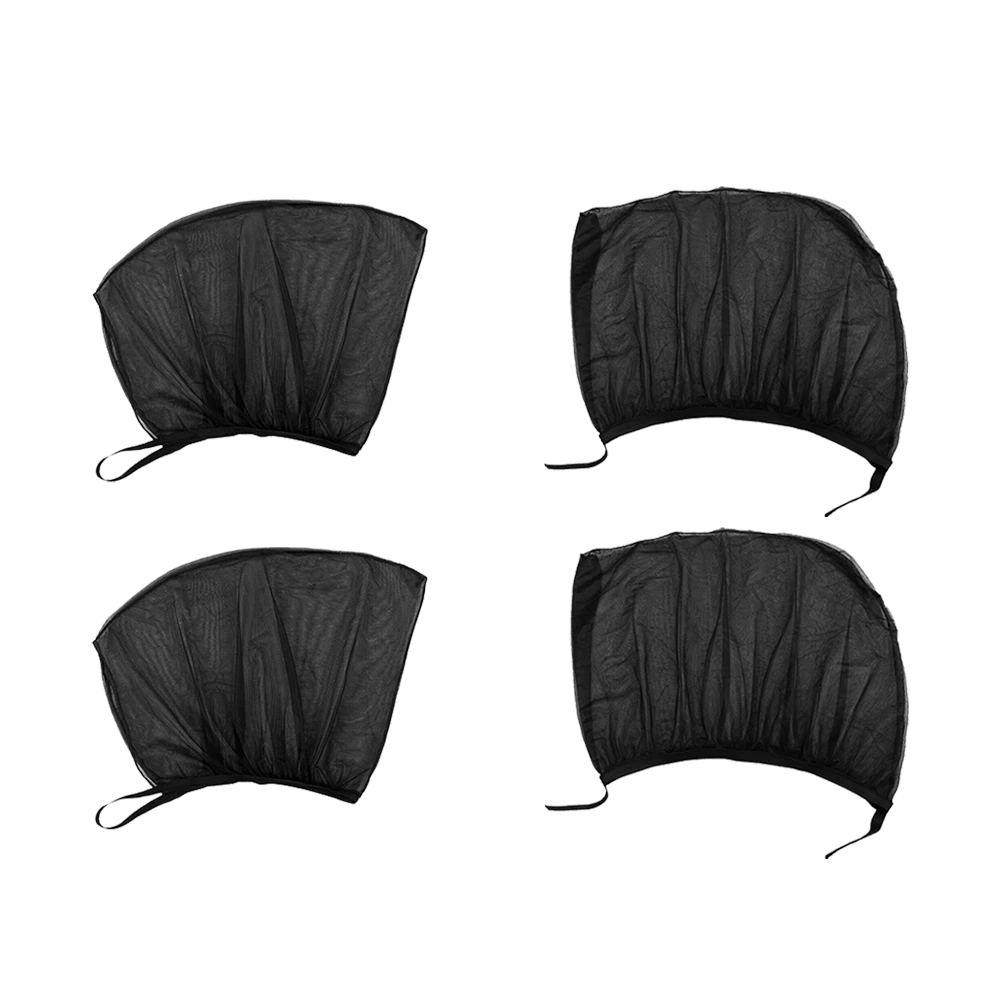 4PCS Sun Front Shade  Rear Mesh Window screen Cover Sunshade Protector For Car 6B93BC-57