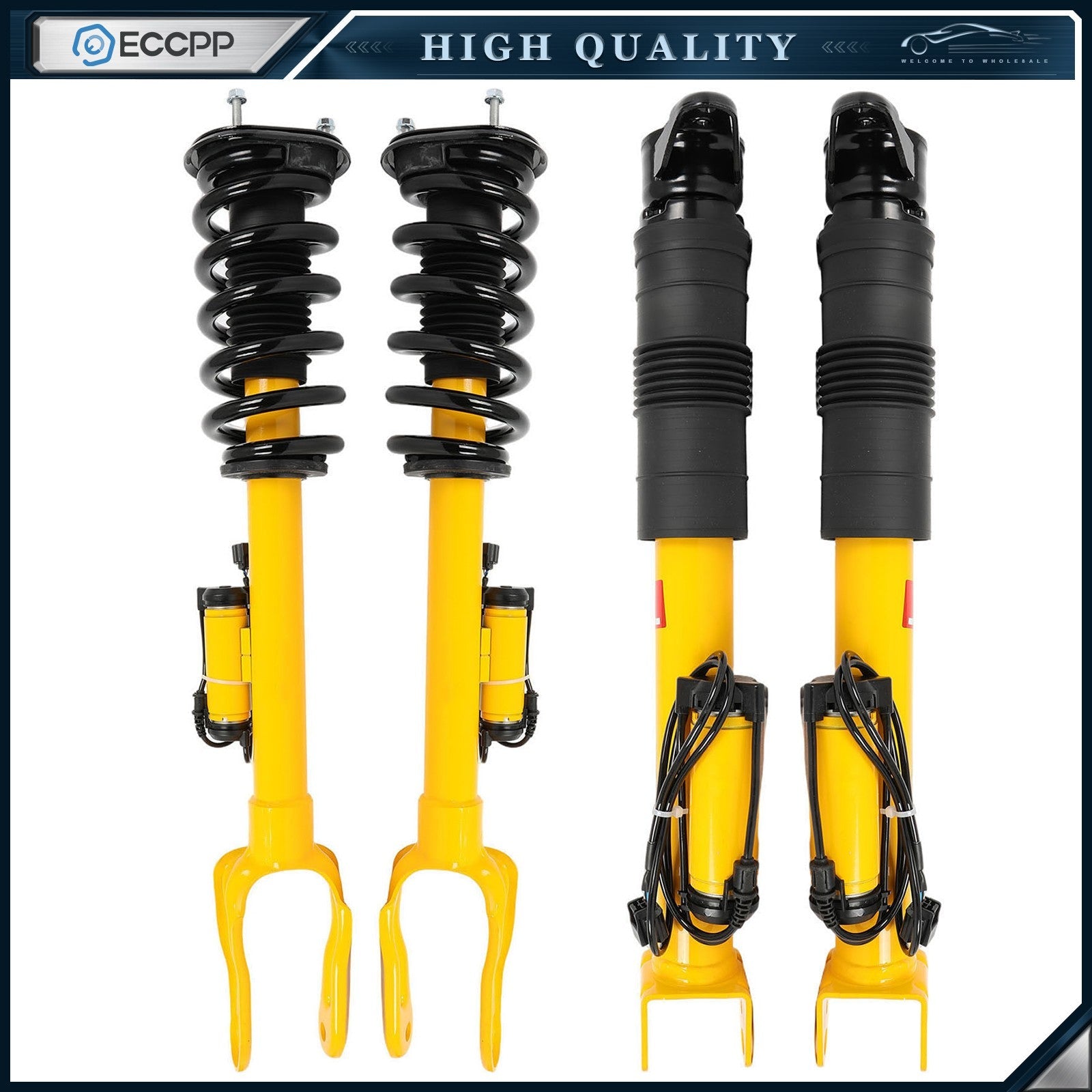 4PCS Front Rear Shocks Struts Spring Assy For 2012-2015 Jeep Grand Cherokee SRT KOEEP