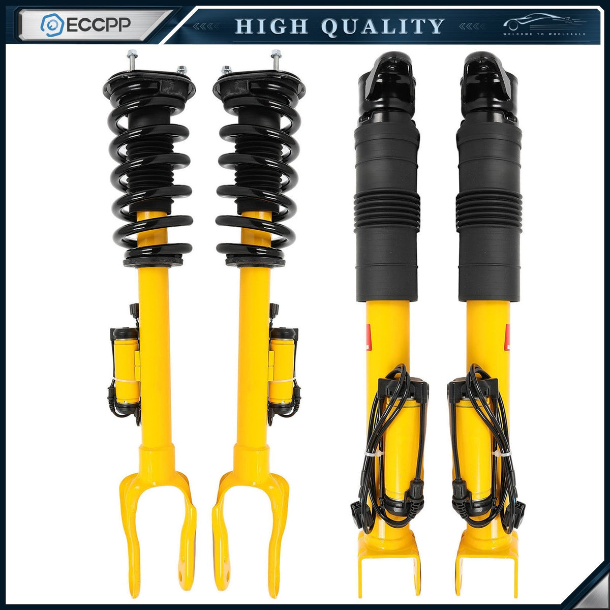 4PCS Front Rear Shocks Struts Spring Assy For 2012-2015 Jeep Grand Cherokee SRT KOEEP