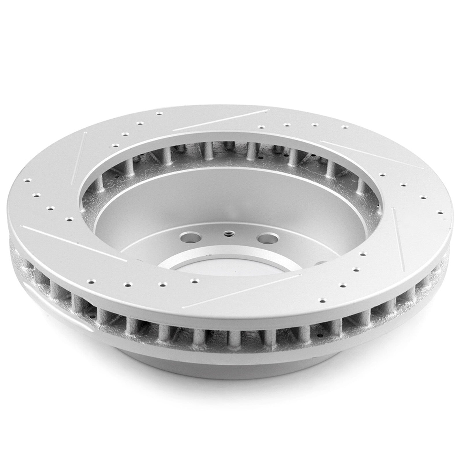 Front Drilled & Slotted Brake Rotors Ceramic Pads For 2001-2010 GMC Sierra 3500 6B93BC-57