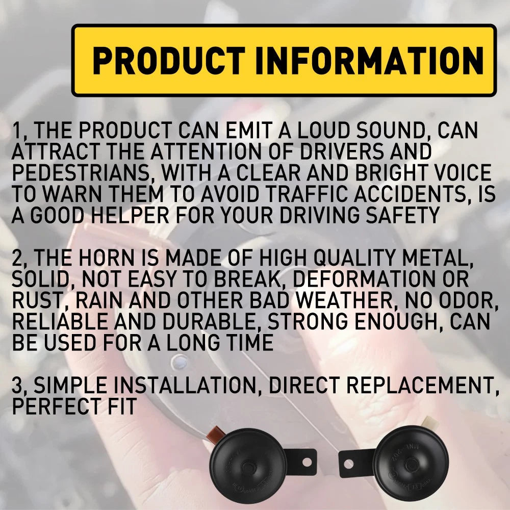 1 Set Car Horn For Honda Accord Odyssey FIT City CRV Civic Pilot EOA 6B93BC-57