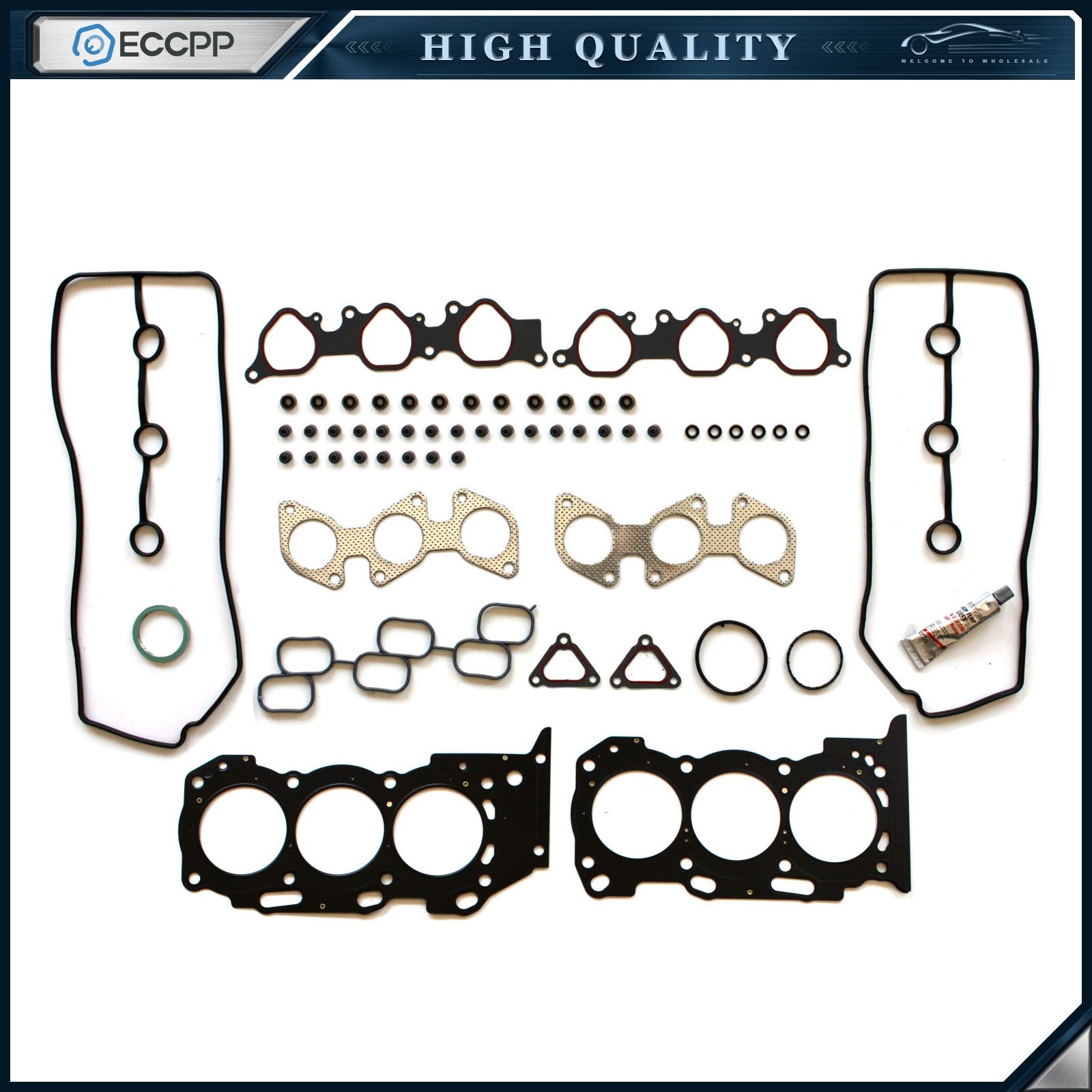 ECCPP Head Gasket Set For 2005-2012 Toyota Tacoma 4Runner 4.0L DOHC Eng 1GRFE ECCPP