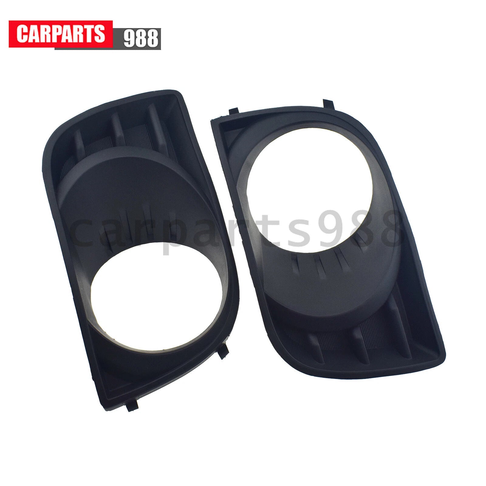 Pair Front Fog Light Cover Bezel For 08-17 Toyota Sequoia 814810C021 814820C021 6B93BC-57